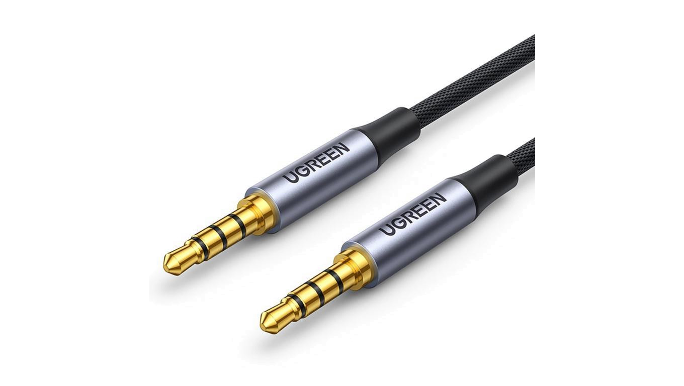 Кабель Ugreen AV183 10648 mini jack 35 мм мини-разъем 35 мм 1 м - szary 2790₽