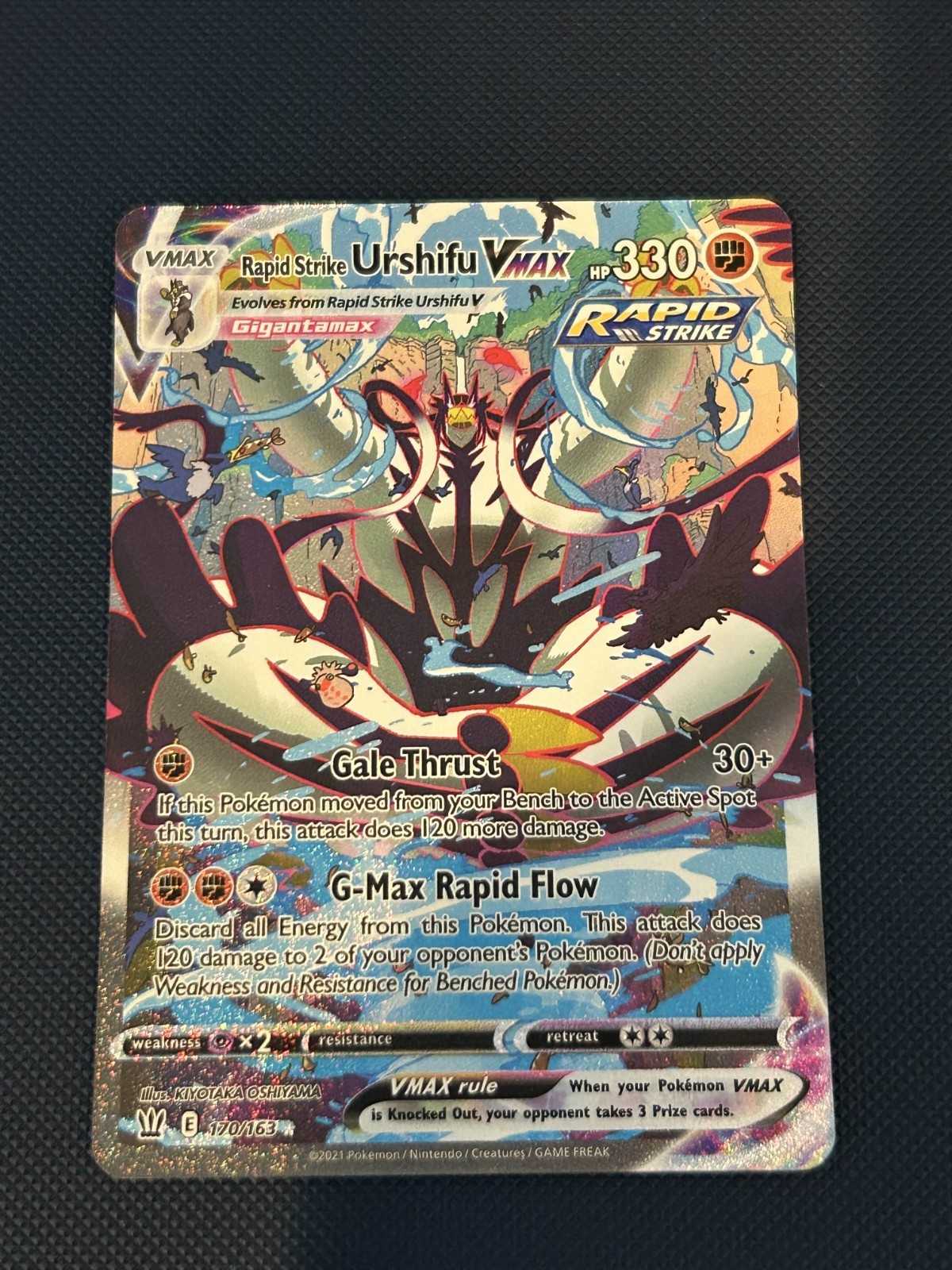 Rapid Strike Urshifu VMAX (Alternate Art Secret) - SWSH05: Battle Styles (SWSH05