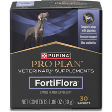 Purina FortiFlora Pro Plan Veterinary Probiotic DOG Supplement - 30 Sachets Box