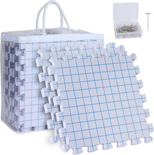9 Pack Blocking Mats for Knitting  Crochet Project, Extra Thick Knitting Blocki