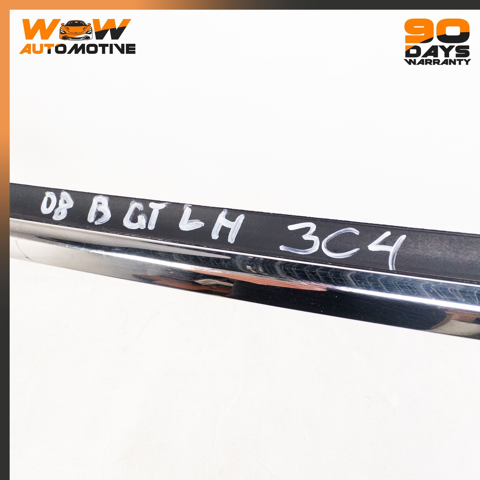 07-11 BENTLEY CONTINENTAL GTC FRONT LEFT OUTSIDE WINDOW WEATHER SEAL MOLDING OEM