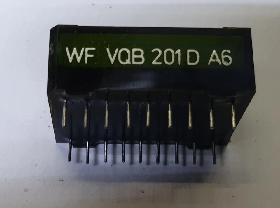 5 Stück 0.5 Zoll LED-Anzeige VQB 201 D 16-Segment-Lichtemitteranzeige grün - Bild 3 von 4