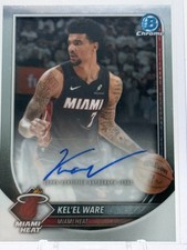 Kel'el Ware Autograph  2025-26 Bowman Chrome Miami Heat #BCA-KW