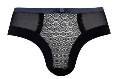 Triumph Hipster Slip Day Spotlight schwarz graublau 36 NEU mit Etikett