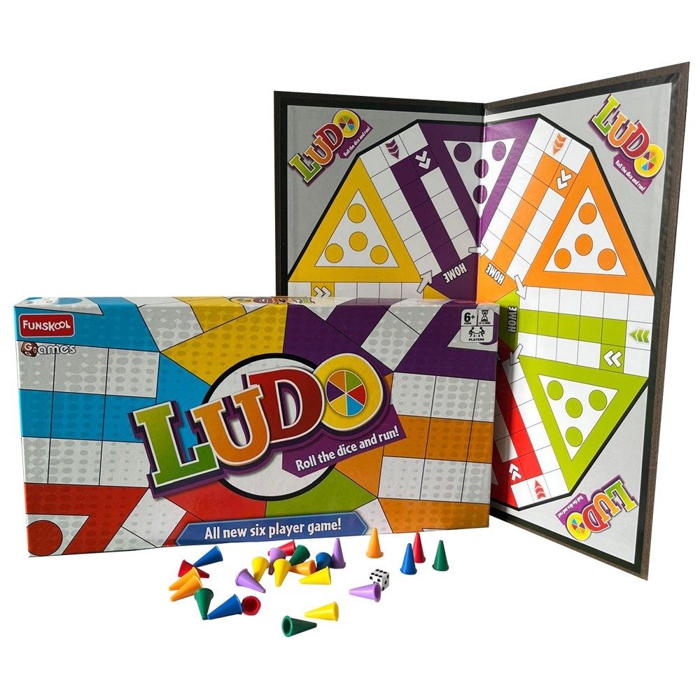 Livevie Ludo 2018 Classic Strategy Game Board for Kids & Fam