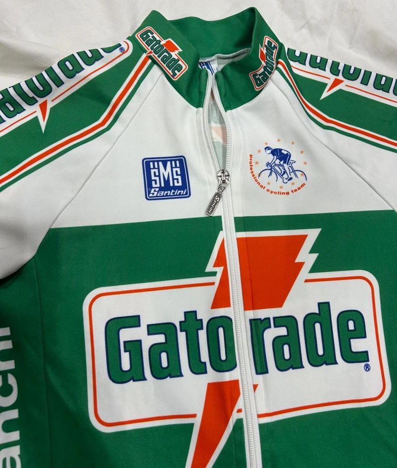 Camiseta de ciclismo Santini Gatorade para hombre talla M Foto 3 de 4