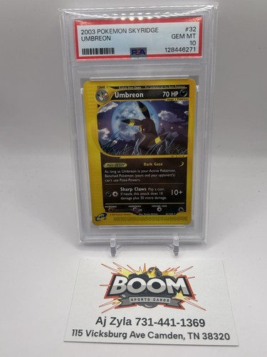Umbreon graded PSA 10 for sale on eBay
