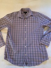 Banana Republic Non-Iron Slim Fit Button Down Shirt Medium 15-15.5 33-34 Purple