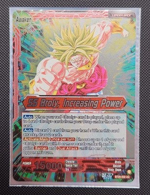 SS Broly, Increasing Power (UC) - BT29-002 - Dragon Ball Super Fearsome Rivals