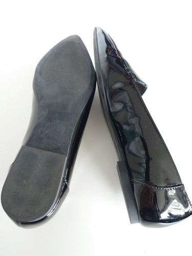 Nine West Women's Black Patent Leather Pointed Flats US 6 AU 6 UK 4 EUR 36 - Picture 5 of 6