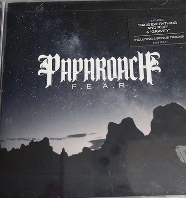 F.E.A.R. by Papa Roach (CD, 2015)Sealed, W/Sec Tab, 2 Bonus tracks Hype Sticker