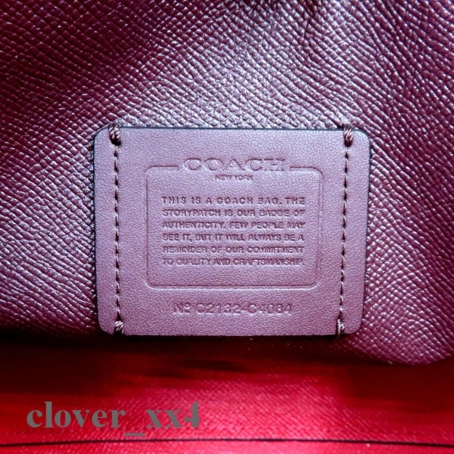 COACH 2way Shoulder Bag Molly Black Leather COACH Hand Bag C4048 image 6