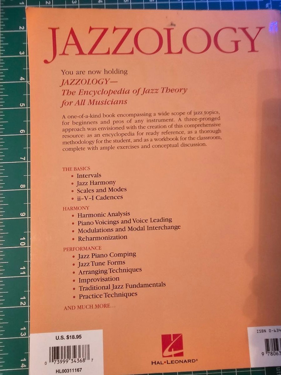 Jazzology : The Encyclopedia of Jazz Theory for All Musicians by