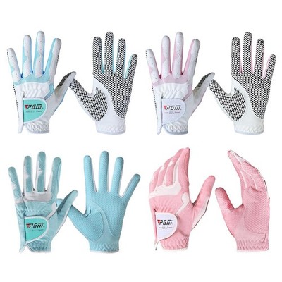 Elastische damen golf handschuh premium pro sport handschuhe rutsch fest für