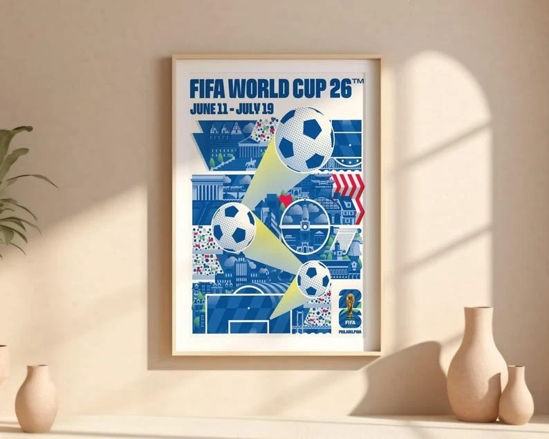 FIFA World Cup 2026 Cityscapes Poster