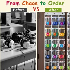 Classroom headphone storage bag Multi-purpose storage P4H1