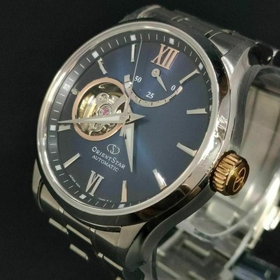 Orient Star ORIENTSTAR Navy Blue Gold Silver Automatic Men Timepiece