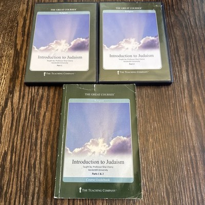 The Great Courses Introduction to Judaism Part 1 & 2 Audio CD Sets And Guidebook