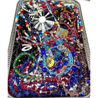 Art Glass Crystal Stone Beaded Broken Jewelry Lot Craft Beads Upcycle Repair