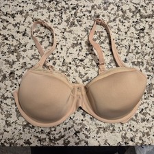 Bali One Smooth U Ultra Light Underwire Bra 36D Beige Nude 3439 B306 Convertible