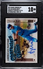 2023 Panini Chronicles America's Pastime George Brett PINK AUTO SGC 10 GEM (1/5)