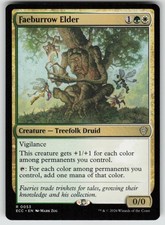 Faeburrow Elder 53 Commander: Lorwyn Eclipsed Magic: The Gathering TCG Near Mint