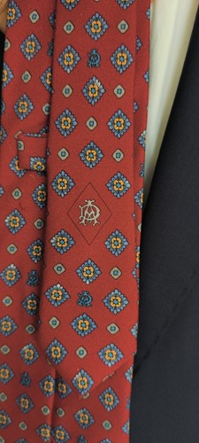 Alfred Dunhill ancient madder medallions silk tie - Picture 3 of 4