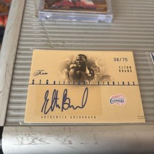Elton Brand & Antawn Jamison autograph card