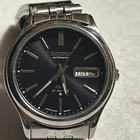 Vintage Seiko 5 automatic 6309 Mens Blue Dial Day/Date