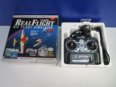 Vintage REAL FLIGHT R/C FLIGHT SIMULATOR G4 PC INTERLINK ELITE CONTROLLER FUTABA