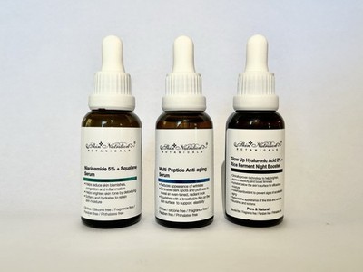 Niacinamide 5% + Tea Tree + Hyaluronic Acid | Skincare Serum Set | Clean Beauty