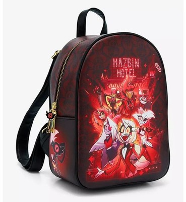 NEW 2025 Hot Topic Hazbin Hotel Group Mini Backpack Main Cast Vivziepop Amazon