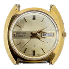 Vintage 40mm Seiko 7006-7029 Day Date Men's Automatic Wristwatch Japan Gold Tone