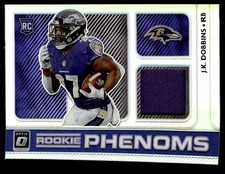 2020 Donruss Optic Rookie Phenoms J.K. Dobbins Rookie Baltimore Ravens #RP-11
