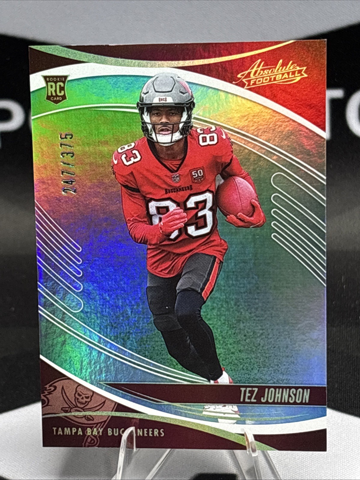 2025 Panini Absolute - Rookies Tez Johnson #184 Spectrum /375 (RC)
