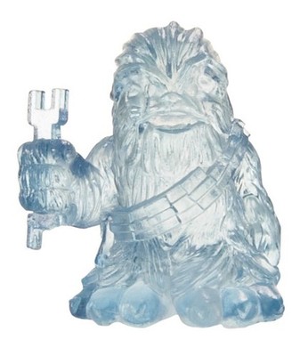 Star Wars Fighter Pods Minifigur - Chewbacca Hologram blau 2 cm mit Kugel