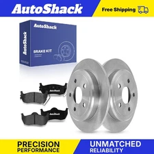 Rear Brake Rotors Premium Ceramic Pads for Jeep Grand Cherokee Commander