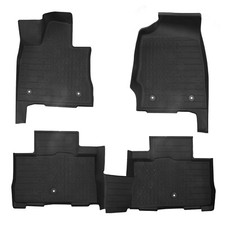 New Oem 20-24 Lincoln Aviator All-weather Floor Liner Mat Set Rubber Tray Black