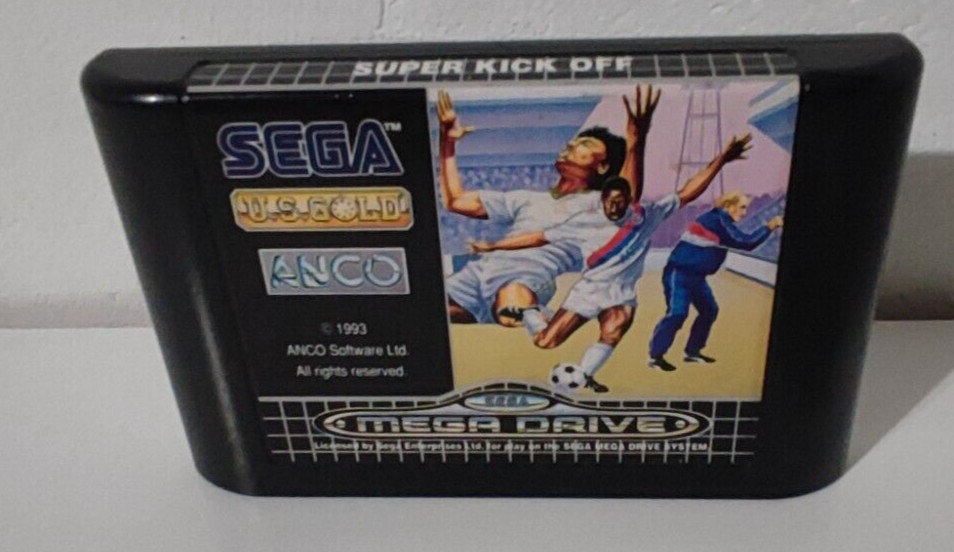 SUPER KICK OFF JEU CONSOLE SEGA MEGADRIVE  PAL  EUR TESTÉ OK USGOLD