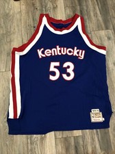 MITCHELL & NESS ABA HWC KENTUCKY COLONELS ARTIS GILMORE 1974-75 JERSEY SIZE 60