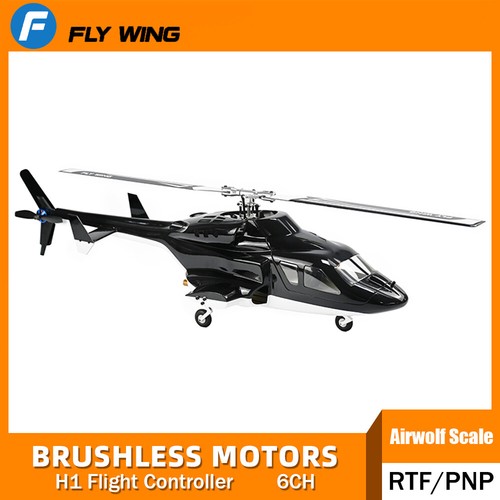 Flywing Airwolf 6CH GPS 3D Auto-Return Clear Window RC RTF Helicopter 2 Battery - Picture 5 of 24