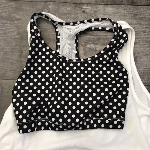 Justice Just Chillin Dog Tank Top Size 12 Dance Activewear Built in Bra - Picture 3 of 5