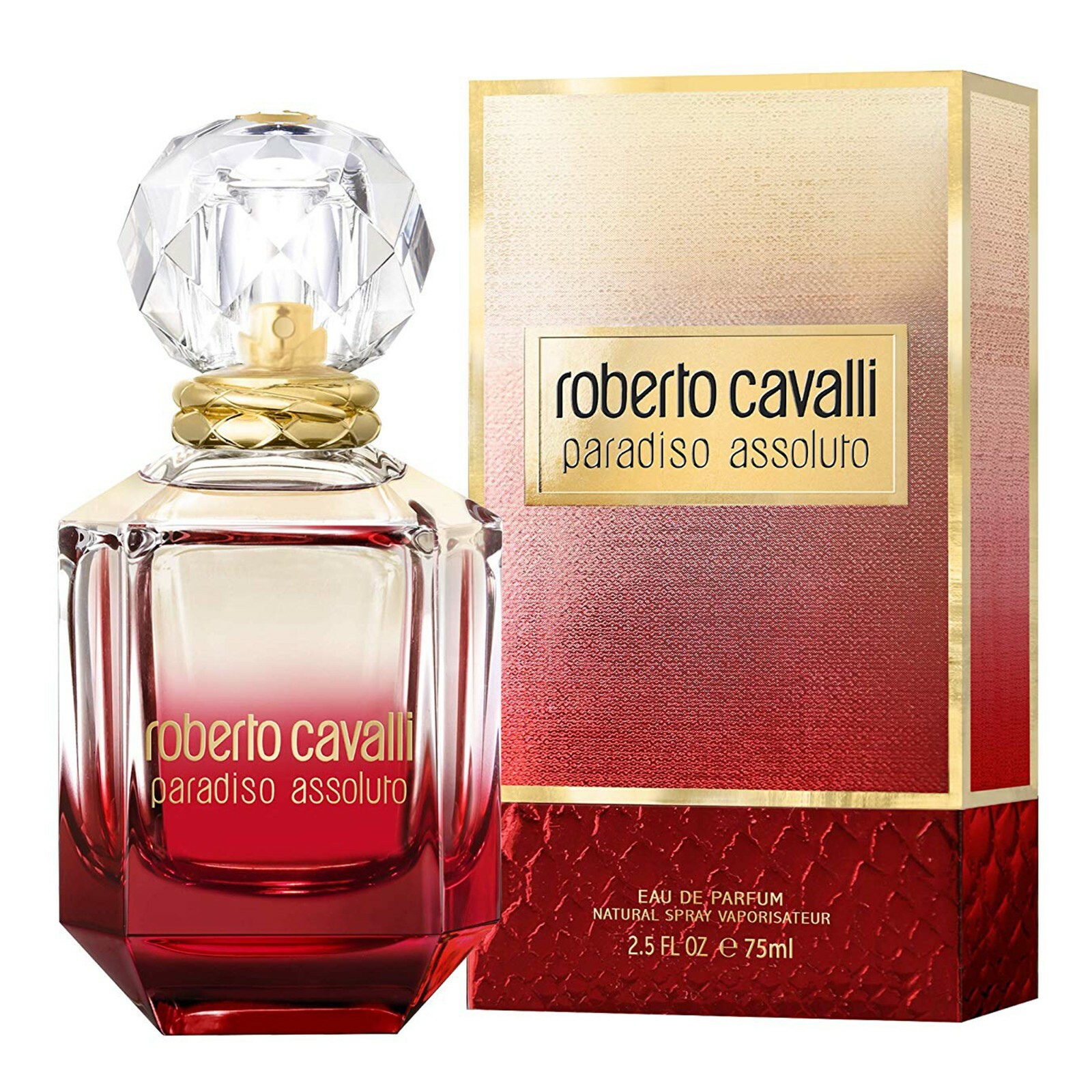 Cavalli Donna Rosa/Glicine/Rosso Roberto Paradiso Assoluto Eau De Parfum 75Ml - Immagine 2
