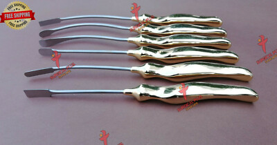 Endoscopic Browlift Face Lift Dissector,Elevator Breast Plastic Surgery Set Of 6