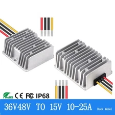 DC-DC Step Down Converter 20-60V-15V 5A-25A Buck Voltage Regulator Power Module