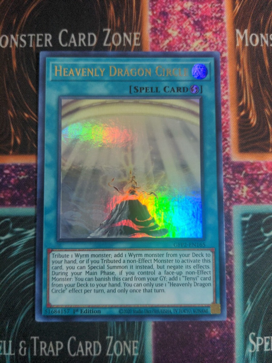 Yu-Gi-Oh! Card: Heavenly Dragon Circle - GFP2-EN165 - Ultra Rare 1st Edition (Ungraded, Near Mint)