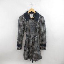 Jasper Conran Patterned Coat Jacket Ladies Uk 10 Multicoloured Designer Full Zip