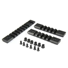 3PCS KEYMOD ALUMINUM Rail Mount Section 8 5 5 Slot Picatinny Weaver