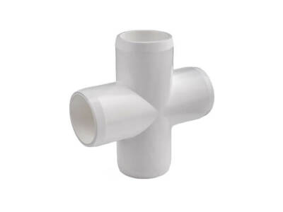 1 1/4'' weißes Kreuz Möbel Klasse Sch 40 PVC