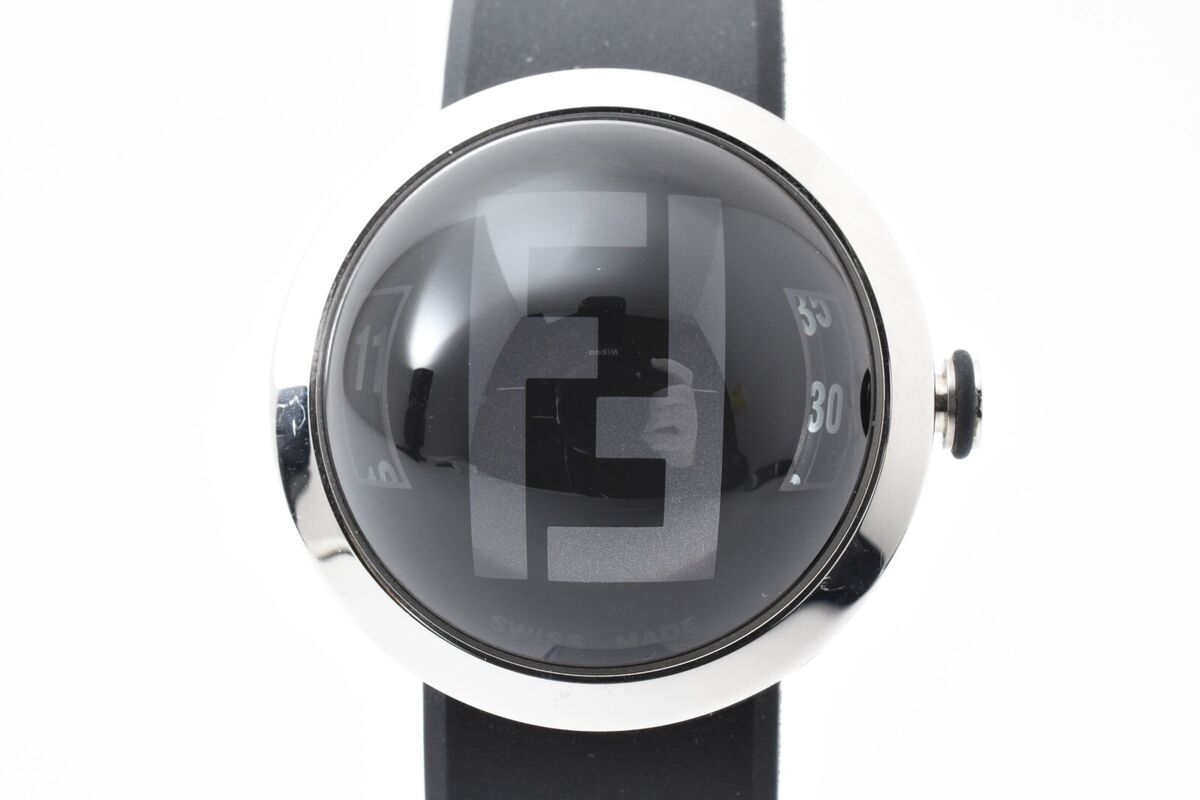 NEAR MINT* FENDI 8010G Black Dial Quartz Women's Watch From NEAR MINT* FENDI 8010G Black Dial Quartz Women's Watch From